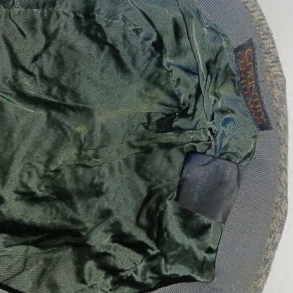 Flat cap wool hat Gray Houndstooth Pattern made by Country Gentleman listing # 1 - Picture 13 of 16